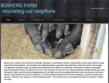 Tablet Screenshot of bowersfarmtn.com